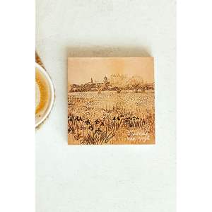 Ensemble de 108 dessous-de-verre carrés Vincent Van Gogh pour entreprise, cadeau ou promotion - Product Image 1