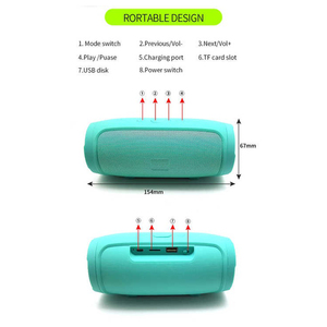 Chất Lượng Cao Di Động Cho Bluetooth Loa Cho Cuộc Phiêu Lưu Ngoài Trời Điều Khiển Từ Xa Hands-Free Âm Thanh Máy Nghe Nhạc Thẻ Nhớ Boomboxes - Product Image 6