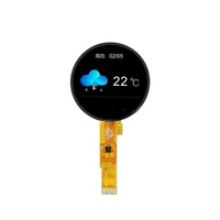 1,28 Zoll TFT Rundes LCD-Panel 240x240 IPS-Bildschirm mit Kapazitivem Touchscreen SPI-Schnittstelle GC9A01 Treiber-IC Weiße LED-Hintergrundbeleuchtung