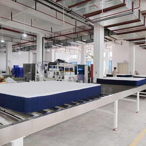 Colchone màu trắng cuộn lên nén bọt lò xo giường phẳng khách sạn ký túc xá nệm - Product Image 6