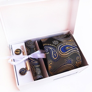 Conjunto de <span class=keywords><strong>Corbata</strong></span> de Lujo, Conjunto de <span class=keywords><strong>Corbata</strong></span> y Pañuelo de Bolsillo, Conjunto de <span class=keywords><strong>Corbata</strong></span> con Logotipo Personalizado para Hombre - Product Image 5