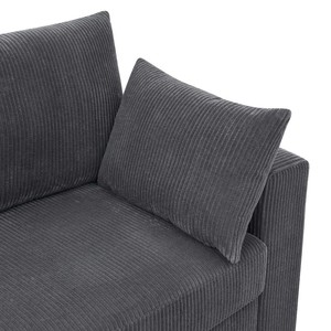 Conjunto Moderno de Corduroy Acolchado para Uso Doméstico y Comercial, Muebles Cómodos para Apartamentos, Hoteles y Centros Comerciales YY-B343P331899 Microf - Product Image 5