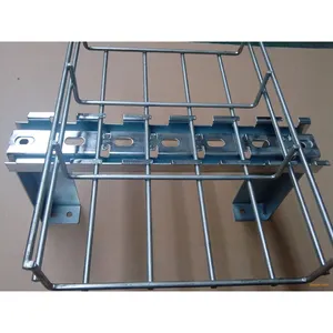 Electrical Wire Basket Mesh Cable Tray Hangers OEM Support Customized For SS316 Wire Mesh Cable Tray Steel