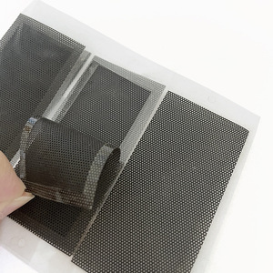 공장 블랙 PVC 먼지 그물 접착 섀시 팬 냉각 플라스틱 필터 메쉬 HDPE PC 혼 커버 효율적인 냉각 롤 - Product Image 1