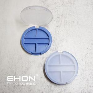 OEM Empty 4 Colors Eye Shadow Container Private Label <b>Compact</b> Powder Makeup Case ABS Eyeshadow Packaging - Product Image 5