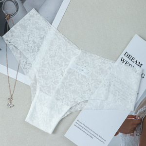 Nouvelle Collection : Culottes Femme Confortables en Dentelle Imprimée Multicolore, Couleur Unie Nude, Motifs Floraux et Lettres, Sexy - Product Image 6