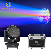 Luces de Escenario con Cabezal Móvil LED Bee Eye de 19 Piezas * 40 W, Resistentes al Agua IP65, para Eventos al Aire Libre, Conciertos, Discotecas, Bares, Bodas, Espectáculos