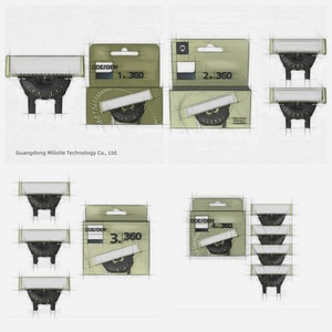 X1-X4โกนหนวดแบบสองทางสำหรับใช้ซ้ำได้มีใบมีดสแตนเลสแบบ360ใช้ซ้ำได้ QP410/QP420/QP430/QP440 - Product Image 3