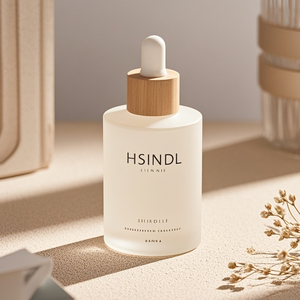 Tùy chỉnh leakproof 1oz <span class=keywords><strong>20ml</strong></span> 30ml Glass container Frosted mặt tinh dầu Huyết thanh mỹ phẩm dropper rỗng chai cho chăm sóc da - Product Image 4