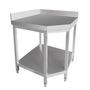 <span class=keywords><strong>Mesa</strong></span> de esquina cuadrada <span class=keywords><strong>multiusos</strong></span> de acero inoxidable, <span class=keywords><strong>mesa</strong></span> de trabajo de <span class=keywords><strong>cocina</strong></span>, <span class=keywords><strong>mesa</strong></span> de <span class=keywords><strong>cocina</strong></span> pequeña de esquina - Product Image 1