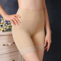 Cross-border 8969 Leggings de maintien taille haute pour femme, en soie glacée, grande taille, effet ventre plat, sous-vêtement de sécurité