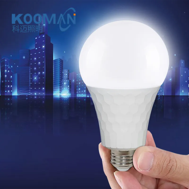LED הנורה מפעל 7W 9W 10W 12W 15W 18W E27 אלומיניום + מחשב גבוהה יעילות אנרגיה חיסכון LED הנורה אור