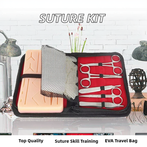 Kit de pratique de suture chirurgicale pour étudiants en médecine Mannequin en silicone avec sutures de civilisation médicale - Product Image 2