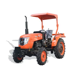 25hp 4WD mini traktor dengan modern pemanas kabin dan loader depan