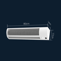 Ventilateur rideau d'air mince à détection de présence humaine pour ascenseur et couloir