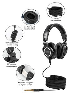 Yanmai D98 DJ stéréo hi-res Studio moniteur casque filaire écouteurs pour musique pour ordinateur enregistrement téléphone <span class=keywords><strong>Piano</strong></span> guitare ordinateur portable - Product Image 2