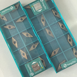 เม็ดมีดคาร์ไบด์เคลือบ PVD รุ่น VNMG130408 MT TT510 ยี่ห้อ Taegutec รูปทรงสามเหลี่ยม สำหรับงานกลึง HSS พร้อมแผ่นรีมเมอร์ ผลิตตามแบบ OEM สำหรับเครื่อง CNC - Product Image 2