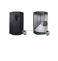 Tente de sauna facile à assembler Btws, sauna humide à vapeur de 3 L pour une installation rapide de spa à domicile