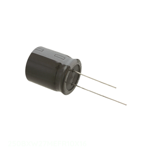 Condensador Original de 27 uF 250BXW27MEFR10X16, Aluminio, 27UF, 20%, 250V, Radial, de Montaje a Través de Orificio - Product Image 1