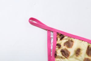 Haute qualité personnalisé trois pièces <span class=keywords><strong>Sexy</strong></span> <span class=keywords><strong>Bikini</strong></span> pour femmes licou cou maillot de bain séchage rapide chaud jeune fille imprimer grande taille décontracté - Product Image 5