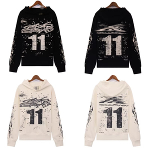 Sudadera con Capucha Casual de Diseño Vintage Estampada de Alta Calidad C0918, Gran Venta, Unisex - Product Image 4