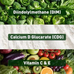 Gomitas DIM sin azúcar para hombres y mujeres, personalizadas por la fábrica, OEM/ODM, con biotina para el equilibrio hormonal. - Product Image 4