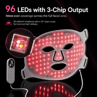 Magique Power OEM ODM Masque facial en silicone flexible à 7 couleurs, dispositif de luminothérapie LED infrarouge