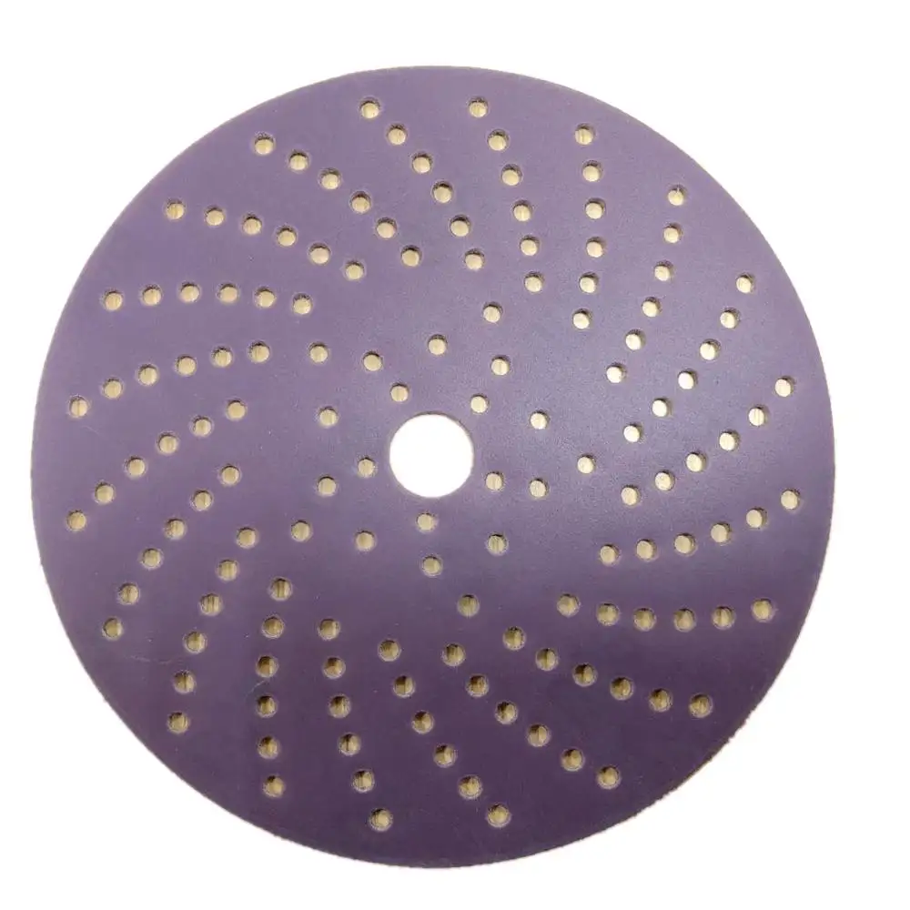 Purple sand paper/sanding disc for car polishing