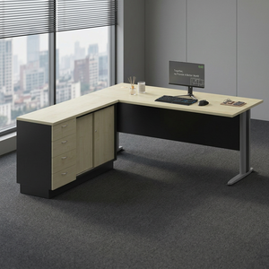 Professional 6 Feet Manager Desk Modern Office Furniture CEO Corporate Setup AY Office System Chipboard Melamine Office Office - Product Image 3
