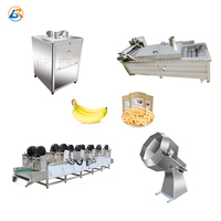 Bananenchips Productielijn Automatische Frituurmachine Voor Snack Fruitplakjes