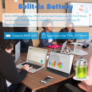 Sibolan 15.6 "Full HD IPS Màn Hình Không Dây Wifi Chơi Game Di Động Màn Hình Với 3100MAh Pin Và Màn Hình Cảm Ứng Máy Tính Hiển Thị - Product Image 6