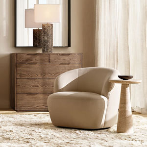 RH <span class=keywords><strong>EMILIA</strong></span> Sofá seccional sin brazos moderno Diseño de base de plataforma Esponja Cojines de felpa Tela de tapicería personalizable Minimalista - Product Image 1