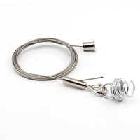 Kit de suspension de panneau acoustique en mousse insonorisée suspendue Kit de suspension de fil acoustique Accessoires suspendus au plafond