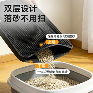 <b>Cat</b> <b>Litter</b> Box Filter Pad 10mm Multi-Use <b>Cat</b> <b>Litter</b> Trap For <b>Cats</b> - Product Image 4