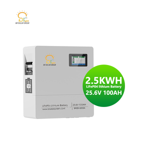 Baterías de Litio Hierro SOLAR de 25.6V 100Ah 2.5Kwh, Batería Inteligente de Pared con Pantalla LCD para Energía Solar Doméstica - Product Image 4