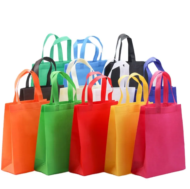 Многоразовая складная сумка для покупок на кнопках, прочная Нетканая Сумка-тоут, сумка для хранения, сумка для продуктов, экологически чистые сумки