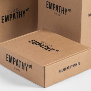 Kotak Surat Kertas Bergelombang Kraft Polos Coklat Alami Tahan Lama Ramah Lingkungan - Product Image 2