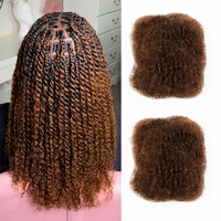 # 30g, un paquet, cheveux indiens afro crépus de luxe, 100% cheveux humains pour dreadlocks et tresses au crochet