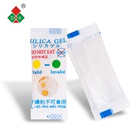 Gel de silice de haute qualité, indicateur de couleur orange, déshydratant 0,5g 1g 2g, gel de silice déshydratant de qualité médicale personnalisé