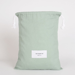 Pochette multifonctionnelle personnalisée HighKingDouble Cord, sac à chaussures en coton coloré teint, sacs en tissu à cordon personnalisés pour l'emballage - Product Image 2
