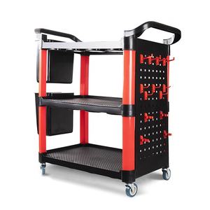 Zware Nutsbedrijf 3 Tier Mobiele Carwash Auto Detaillering Kar - Product Image 3