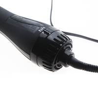 Brosse sèche-cheveux électrique portable ionique en plastique, mignonne, avec moteur 110 000 tr/min, démêlante et lissante pour femmes
