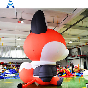 Customize Large Big Cute Inflatable Cartoon Dog Inflatable Cartoon <strong>fox</strong> Inflatable Cat Animal Model Product Toy - Product Image 2