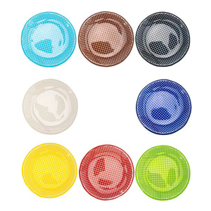 Assiette plate en verre à carreaux, style coréen, mignonne et fraîche, style dopamine, bol à pâtes, mini plat à trempette compatible <span class=keywords><strong>micro</strong></span>-ondes, plateaux de service pour usage domestique - Product Image 5