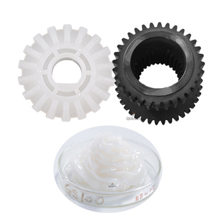 Grasso lubrificante ad alta e bassa temperatura sicuro in plastica bianca per uso alimentare - Product Image 1