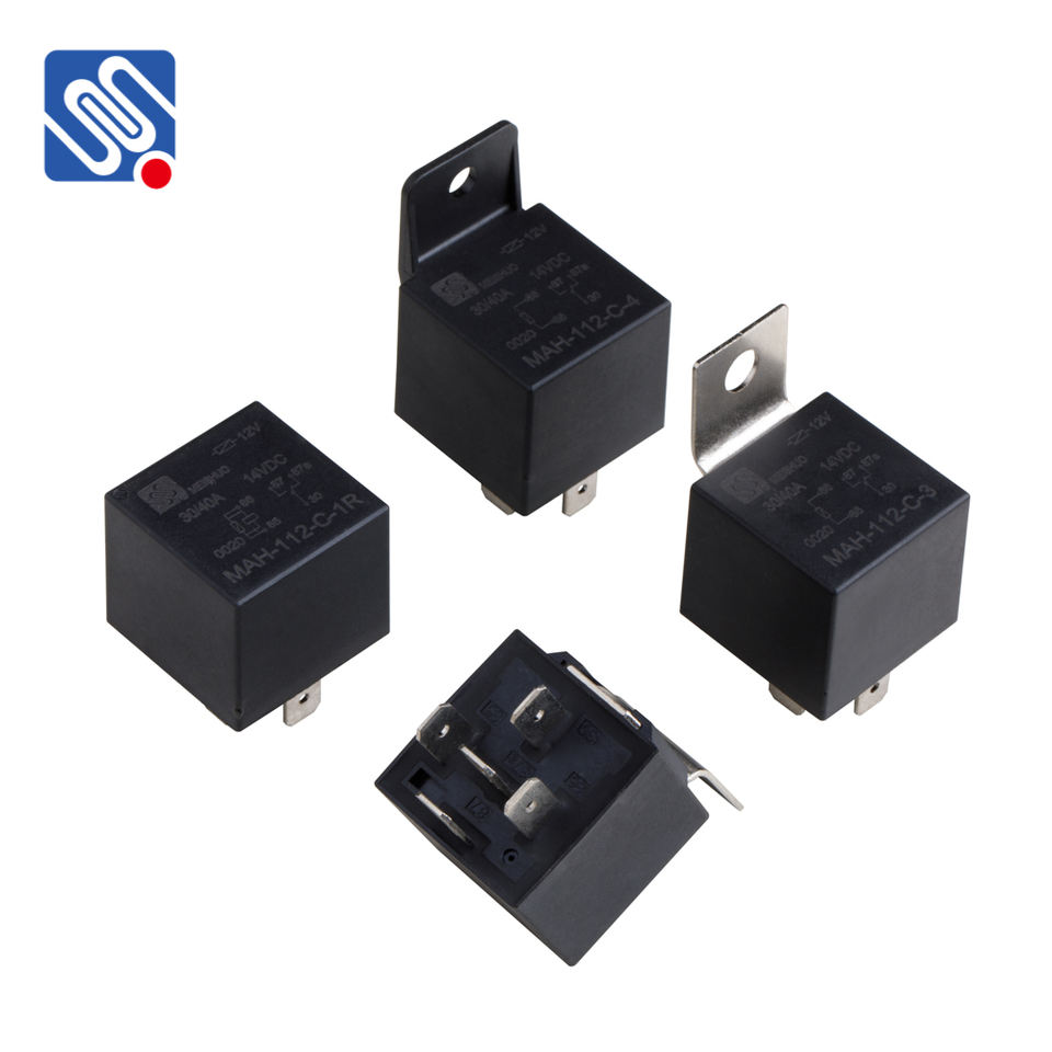 Meishuo MAH 12V 40A SPST 4 Pin New Small Car Relay Model JD1912