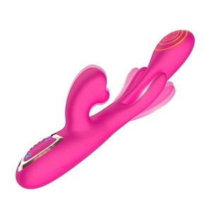 Vibromasseur en silicone 3 en 1, double oscillation, stimulation du point G, vibration, massage, stimulation clitoridienne féminine, produit <span class=keywords><strong>pour</strong></span> adultes - Product Image 1