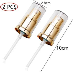 Livraison rapide, pompe à pression cosmétique en plastique de luxe or et argent 20/410 24/410 anti-fuite pour crème corporelle et lotion - Product Image 3