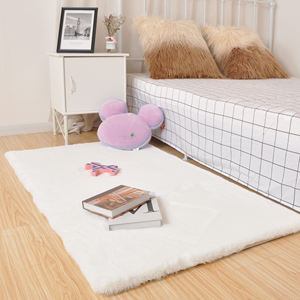 Haute qualité Offre Spéciale tapis et moquettes personnalisés pour salon moelleux Shaggy fausse fourrure <span class=keywords><strong>de</strong></span> lapin tapis <span class=keywords><strong>prix</strong></span> usine tapis - Product Image 3