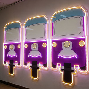 Letrero Luminoso de Neón Personalizado con Diseño de Auto de Carreras para Decoración de Pared en Hogar, Bar o Tienda - Product Image 3